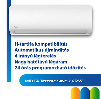 Midea MG2X-09-SP Xtreme Save R32 2,6 kW Midea MG2X-09-SP Xtreme Save R32 2,6 kW