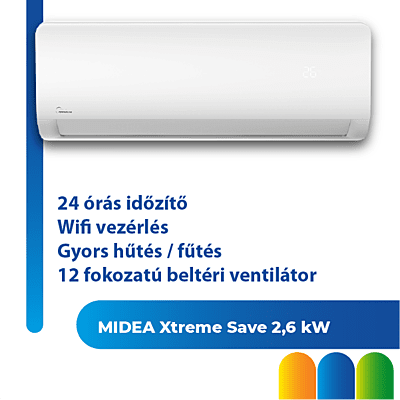 Midea MG2X-09-SP Xtreme Save R32 2,6 kW Midea MG2X-09-SP Xtreme Save R32 2,6 kW
