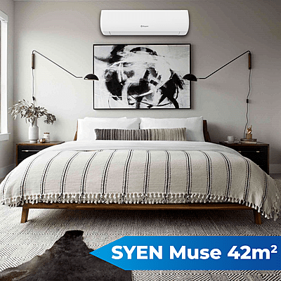 Syen Muse klíma 42 m²-es helyiségbe 7,1 kW